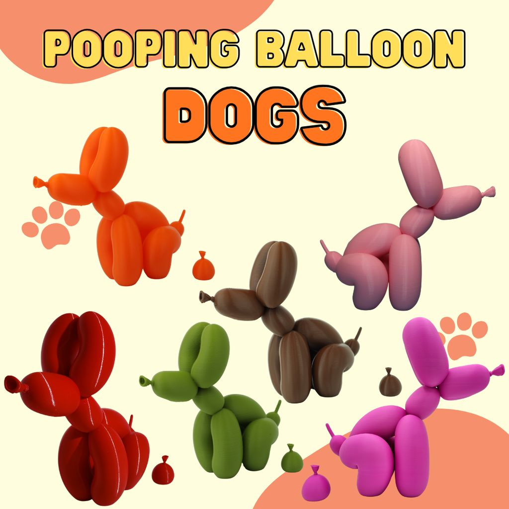 Pooping Ballon Dogs